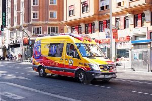 Ambulancia del SAMUR en Madrid