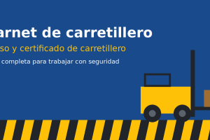 Carnet de carretillero: curso y certificado de carretillero